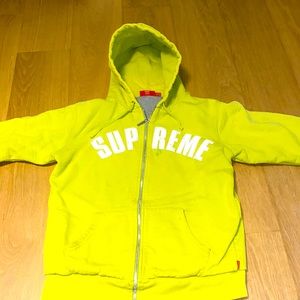 Supreme large hoodie big logo